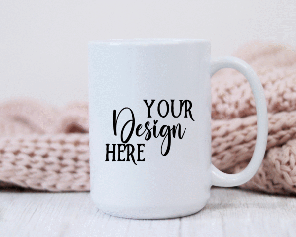 11oz Mug Mockup – PSD with Smart Object + PNG Format