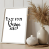 Free Neutral Wall Art Frame Mockup – JPG & PSD Smart Object