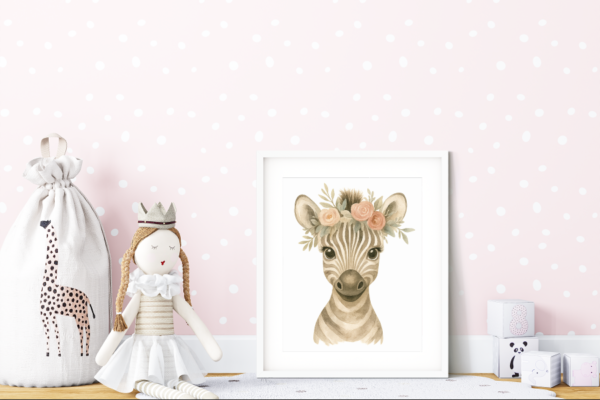 Free Kids Room Frame Mockup – PSD Smart Object & PNG Bundle