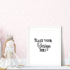 Free Kids Room Frame Mockup – PSD Smart Object & PNG Bundle
