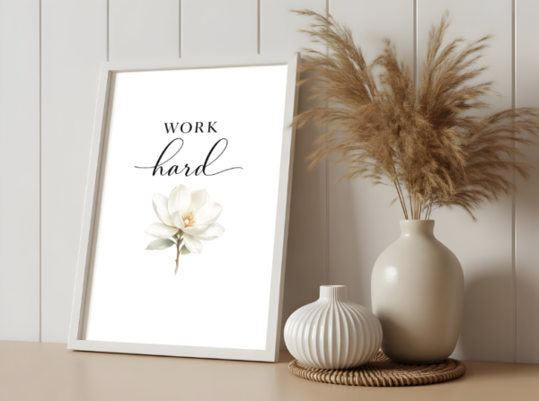 Free Neutral Wall Art Frame Mockup – JPG & PSD Smart Object