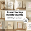 Free Minimal Frame Mockup Bundle – 10 High Resolution PNG Mockups