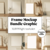 Free Minimal Frame Mockup Bundle – 10 High Resolution PNG Mockups