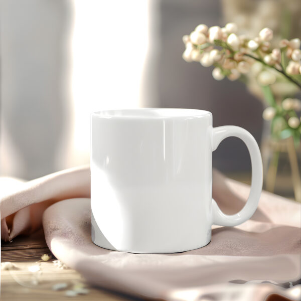 Free White Mug Mockup – PNG & PSD Smart Object Template