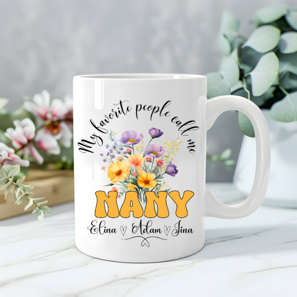 Free Floral White Mug Mockup – JPG & PSD Smart Object Template