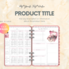 Free Planner & Journal Listing Mockup Bundle – 50 Canva Editable Mockup Templates for Digital & printable Planners