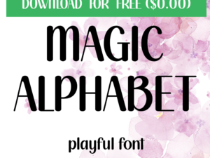 Magic Alphabet Font – Free Handwritten OTF Font Download