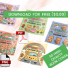 Bold & Easy Coloring Book for Kids – 50 Cute Coloring Pages PDF & PNG Free download
