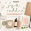 Aprils Pudding Font – Free Sweet Handwritten Display Font with Ligatures & Alternates