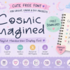 Cosmic Imagined Font Free Download | Modern Signature Script Font with Ligatures, Swashes & Multilingual Support